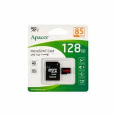 Apacer microSD XC 128GB spominska kart. UHS-I U1 R85 Class 10 AP128GMCSX10U5-R