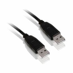 EFB kabel USB A-A 0,5m črn K5253SW.0,5