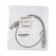 EFB kabel USB A-A 0,5m siv K5253.0,5