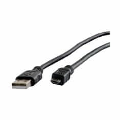 EFB kabel USB A-B mikro 0,5m črn K5228SW.0,5V2