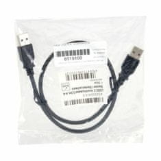 EFB kabel USB A-A 0,5m črn K5253SW.0,5