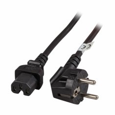 EFB napajalni kabel 220V C15 2m črn