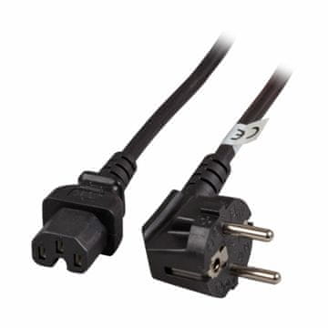 EFB napajalni kabel 220V C15 2m črn