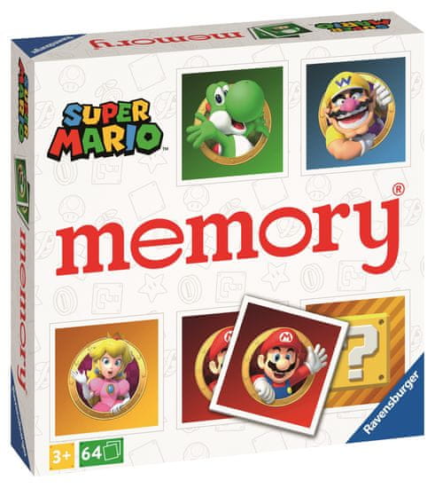 Ravensburger 209255 Pexeso Super Mario 2 igra spomina