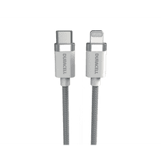 Duracell kabel USB-C na Lightning, 1m, bel