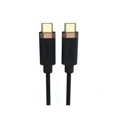 Duracell kabel USB-C na USB-C, 1m, črn