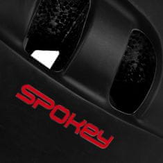 Spokey CHERUB Otroška čelada za kolo, inline, rolko, 48-52 cm, črno-rdeča