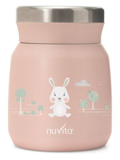 Nuvita 4471 termo posoda, 300 ml, roza (NU-PPCP0051)