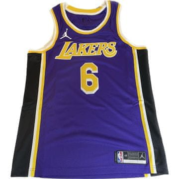 Nike Majice Nike Jordan Nba Swingman Jersey Lebron James La Lakers Statement Edition 6 CV9481513