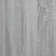 shumee Omarica za umivalnik siva sonoma 60x33x60 cm inženirski les