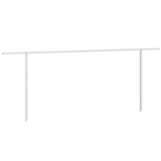 Vidaxl Komplet stebričkov za tendo bele barve 600x245 cm železo