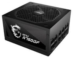 MSI napajalnik MPG A750GF/ 750W/ ATX/ akt. PFC/ 10 let skupne garancije/ 140mm ventilator/ modularna ohišja/ 80PLUS Gold