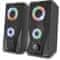 Yenkee YSP 2003RGB, 2.0, 6 W, Jack 3,5 mm, USB, osvetljen, črn
