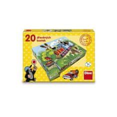 Dino Kocke kocke Krtek in vozila les
