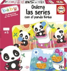 Educa Baby puzzle Panda Bimba in prijatelji 6x3 kosov