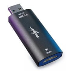 Hama uRage Stream Link 4K, video kartica USB z vhodom HDMI, črna