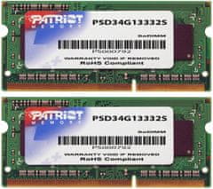 Patriot Pomnilnik DDR3 4GB SL 1333 SO-DIMM