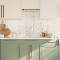 Vidaxl Ročaji za omarico 5 kosov bron 320 mm nerjaveče jeklo