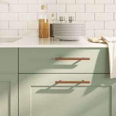 Vidaxl Ročaji za omarico 10 kosov bron 128 mm nerjaveče jeklo