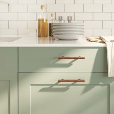 Vidaxl Ročaji za omarico 20 kosov bron 96 mm nerjaveče jeklo