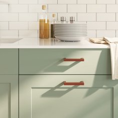 Vidaxl Ročaji za omarico 20 kosov bron 96 mm nerjaveče jeklo