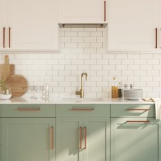 Vidaxl Ročaji za omarico 5 kosov bronasti 224 mm nerjaveče jeklo