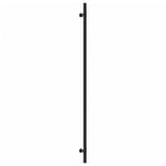 Vidaxl Ročaji za omarico 5 kosov črni 480 mm nerjaveče jeklo