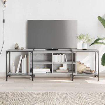 Vidaxl vidaXL TV stojalo, sivo, hrast sonoma, 153x37x50 cm