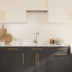 Vidaxl Ročaji za omarico 5 kosov zlati 192 mm nerjaveče jeklo