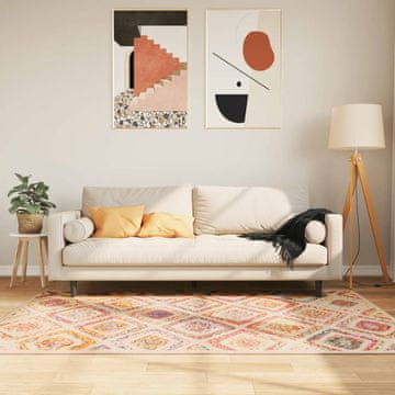 Vidaxl vidaXL Pralna preproga, barvita, 120 x 180 cm, nedrseča