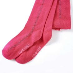 Greatstore Otroške hlačne nogavice živo roza 104