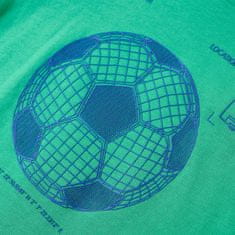 Vidaxl Otroška majica s kratkimi rokavi zelena 104