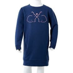 shumee Otroški pulover mornarsko modra 104