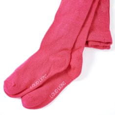 Greatstore Otroške hlačne nogavice živo roza 116