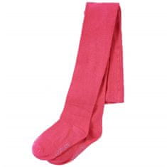 Greatstore Otroške hlačne nogavice živo roza 128