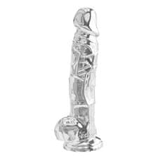 Toyjoy Prozoren dildo z modi "Clear Real" 22,5 cm (R10126)
