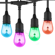 BOT  Pametna zunanja LED veriga OSL2 15 metrov Tuya RGBCW WiFi in BT