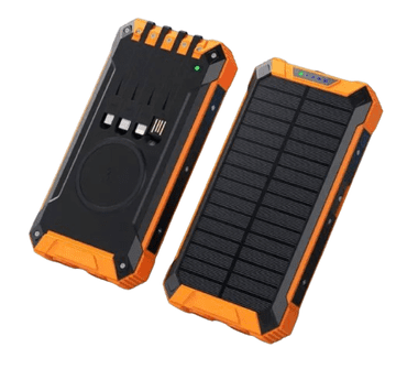 BOT  Solarna banka SP5 1 panel 30000mAh s kabli, oranžna