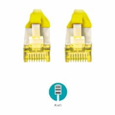 Digitus patch SFTP CAT.6A 0,25m rumen