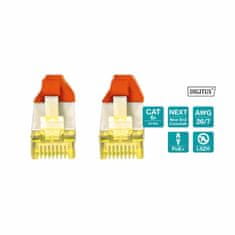 Digitus patch SFTP CAT.6A 0,25m rdeč