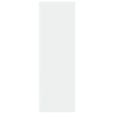 Vidaxl Kotna omarica bela 33x33x100 cm iverna plošča