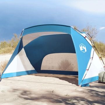 Vidaxl vidaXL Šotor za na plažo moder 274x178x170/148 cm 185T poliester