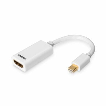 Digitus adapter DisplayPort mini - HDMI + Avdio bel AK-340411-001-W