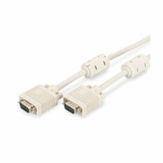 Digitus kabel 1:1 SVGA 15M-M 10m siv