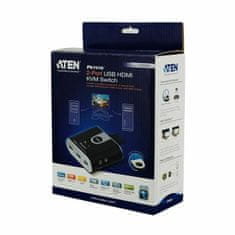 Aten KVM stikalo 2x1 mini HDMI/USB/AVDIO s kabli CS692