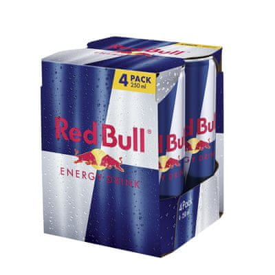  Red Bull energijska pijača, 4 x 250 ml