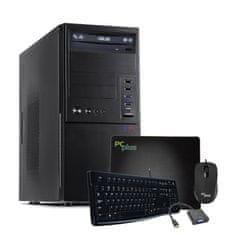 PCplus T600 namizni računalnik, i7-11700K, 16GB, SSD512GB+HDD1TB, T400, W11P, miška, tipkovnica (143404)