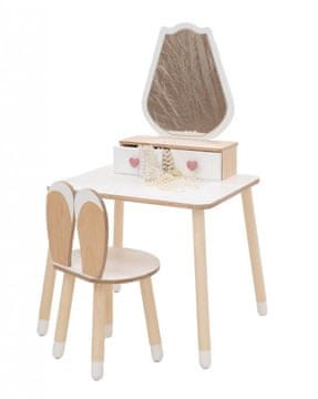 Furnitura MONTESSORI KOZMETIČNA MIZICA TULIPAN (VEČ BARV)