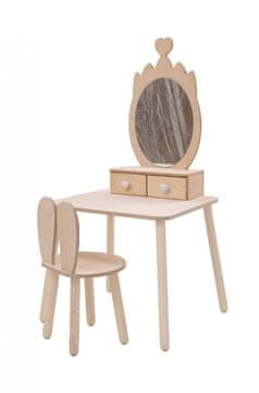 Furnitura MONTESSORI KOZMETIČNA MIZICA KRONA (VEČ BARV)