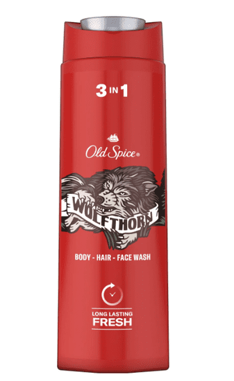 Old Spice Wolfthorn Gel Pro gel za prhanje, 400 mL